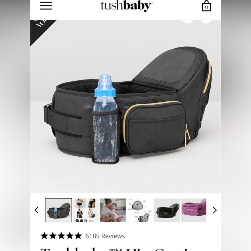 TushBaby hip carrier